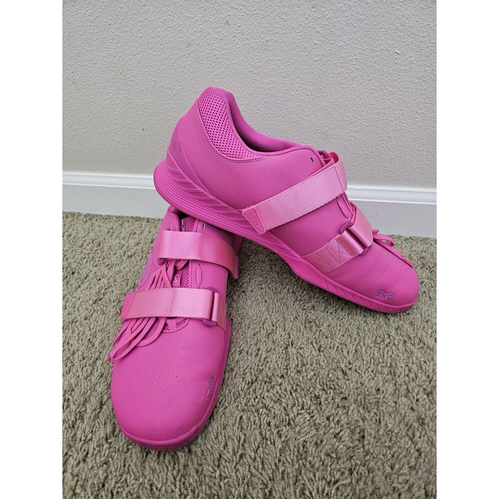 TYR L-1 Lifter Weightlifting Shoes Pink Mens Size 14 Womens 15.5 Squat Training